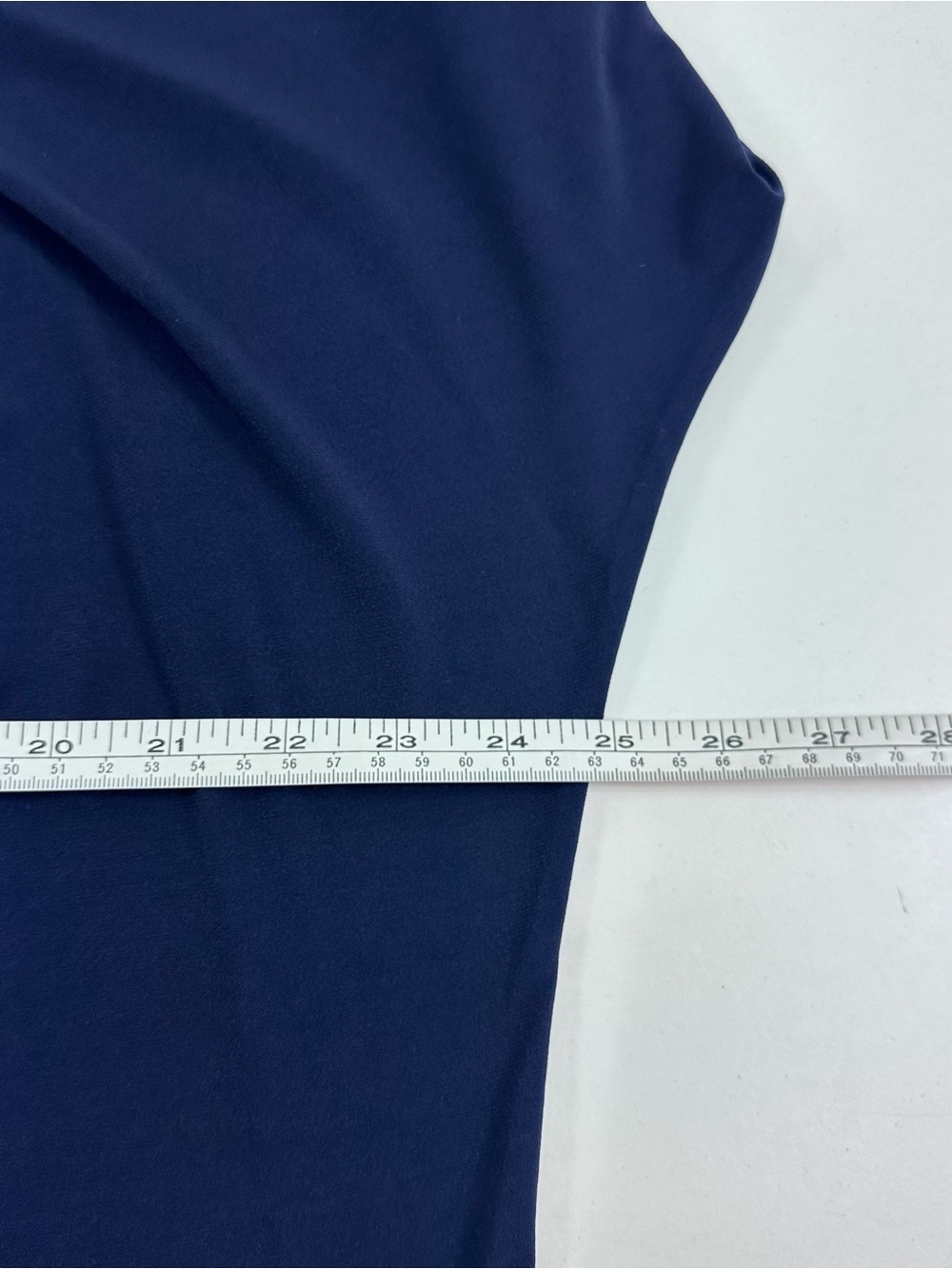 Michael Kors Navy Top with Gold Label Detail - Picture 6 of 9